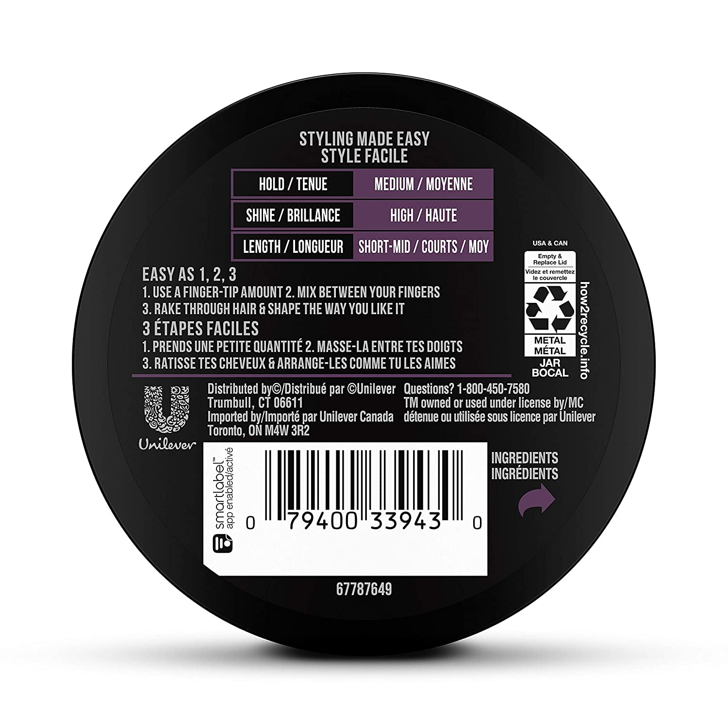 AXE Signature Clean Cut Look Classic Pomada, 2.64 onzas (paquete de 2)