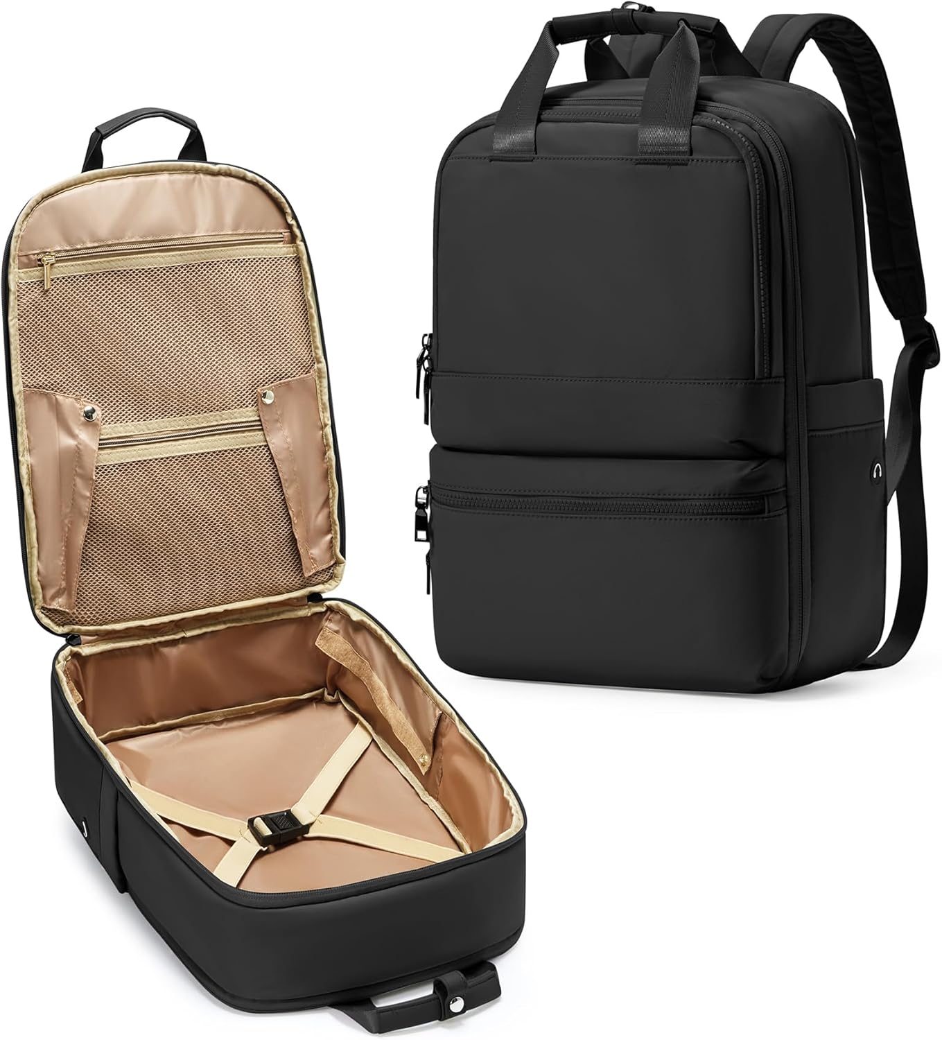 CADOLIM Mochila de viaje grande para llevar en el vuelo aprobado mochila para mochilas de viaje Mochila impermeable para artículos personales
