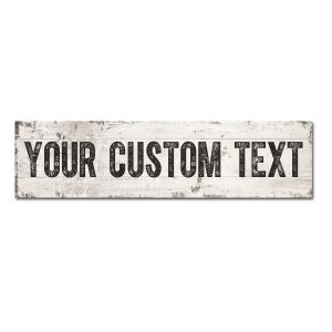 Custom Metal Sign  Light Rustic Custom Metal Sign  Light Rustic