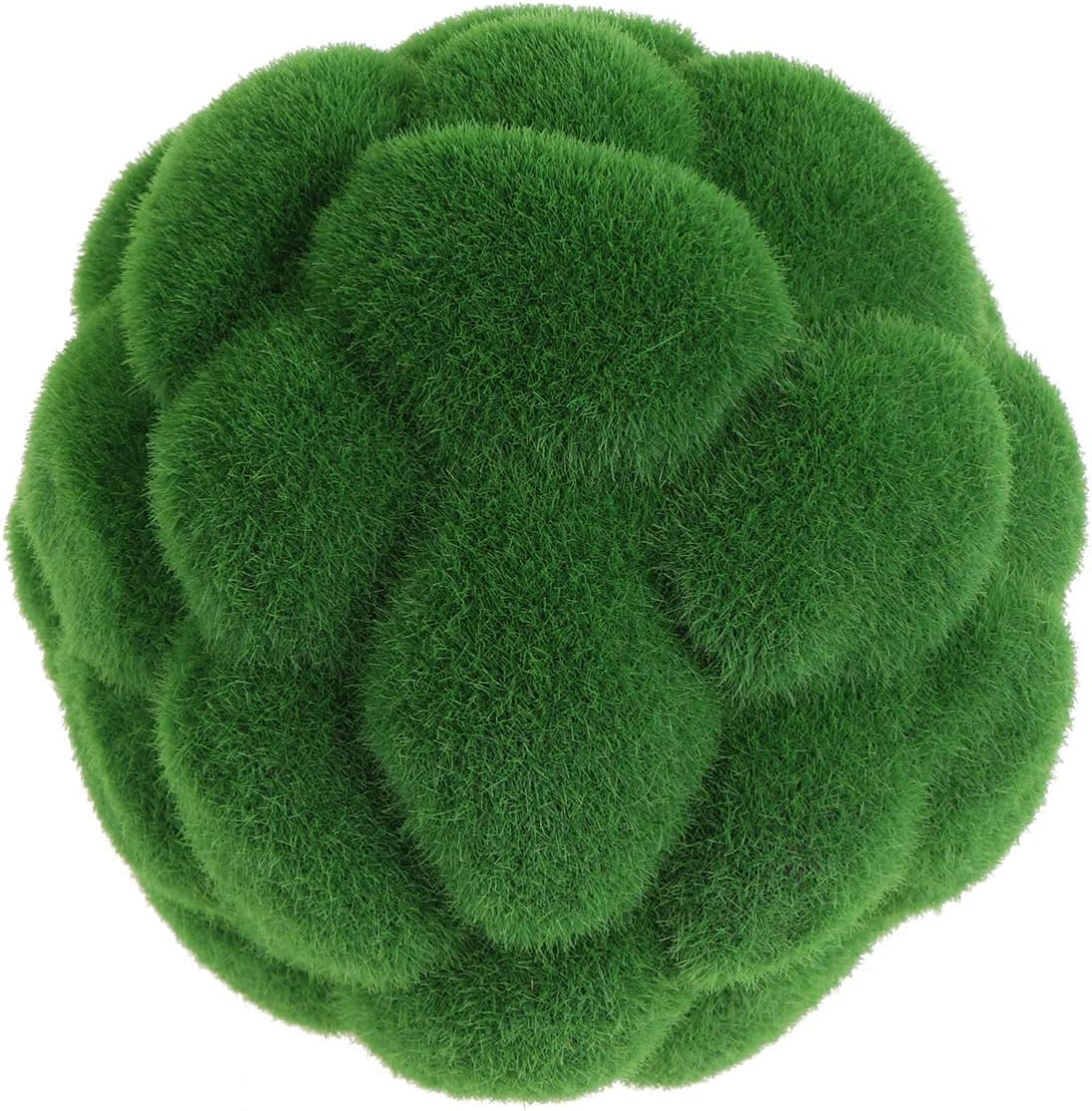 EXCEART Bolas de musgo naturales decorativas verdes, bolas de musgo secas de imitación, bolas colgantes, jarrón para llenar cuencos para el hogar,
