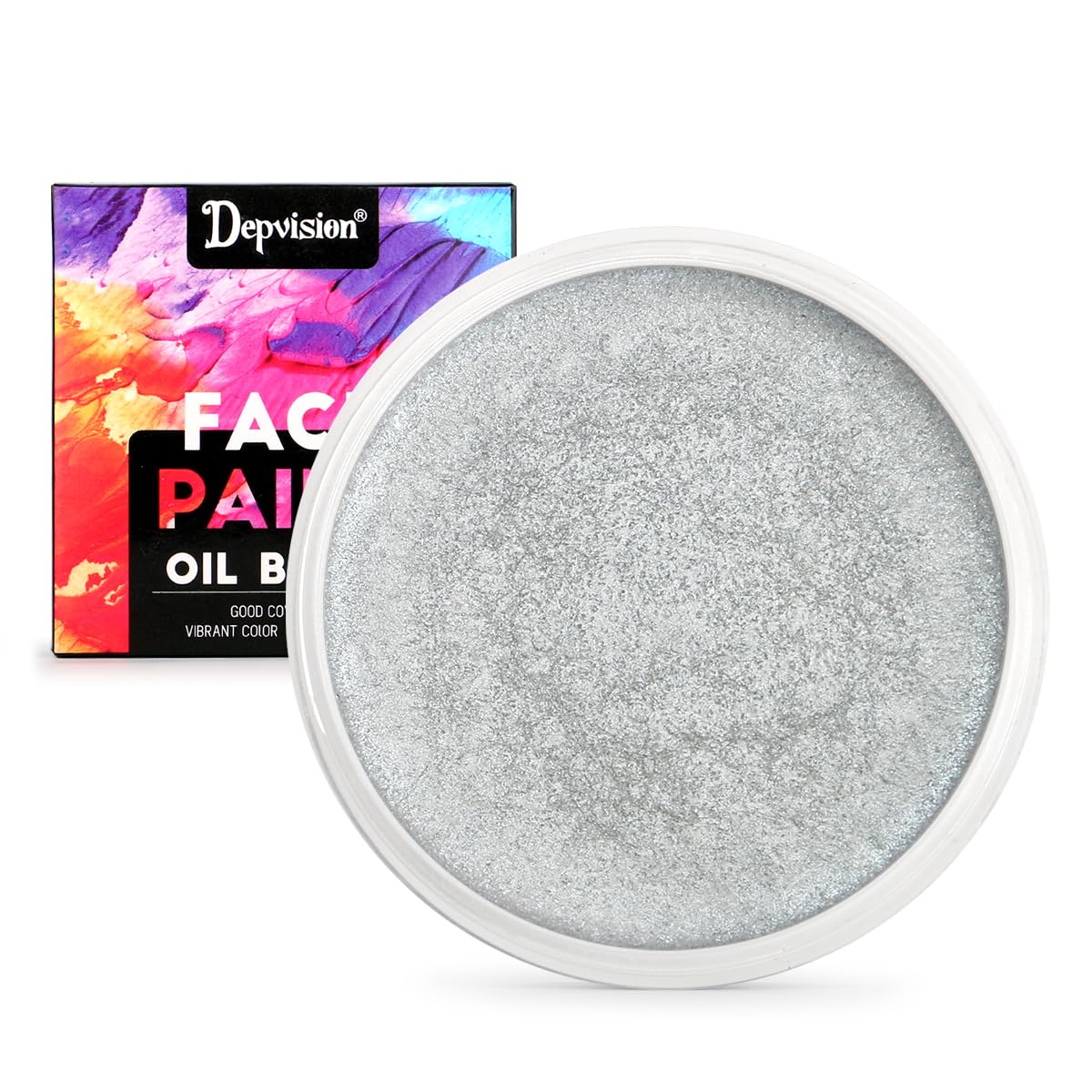 Pintura facial profesional en crema para el cuerpo, pintura facial a base de aceite, maquillaje para niños y adultos, un solo color, Halloween, SFX,
