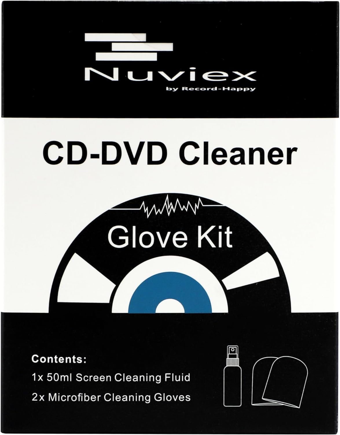 Kit de paño limpiador de CD de alta calidad, líquido de limpieza compacto de CD y DVD y toalla de microfibra Juego de guantes antiestáticos