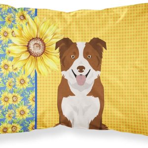 Caroline’s Treasures WDK5331PILLOWCASE – Funda de almohada de tela estándar con diseño de girasoles de verano, diseño de girasoles rojos y blancos, Caroline’s Treasures WDK5331PILLOWCASE – Funda de almohada de tela estándar con diseño de girasoles de verano, diseño de girasoles rojos y blancos,