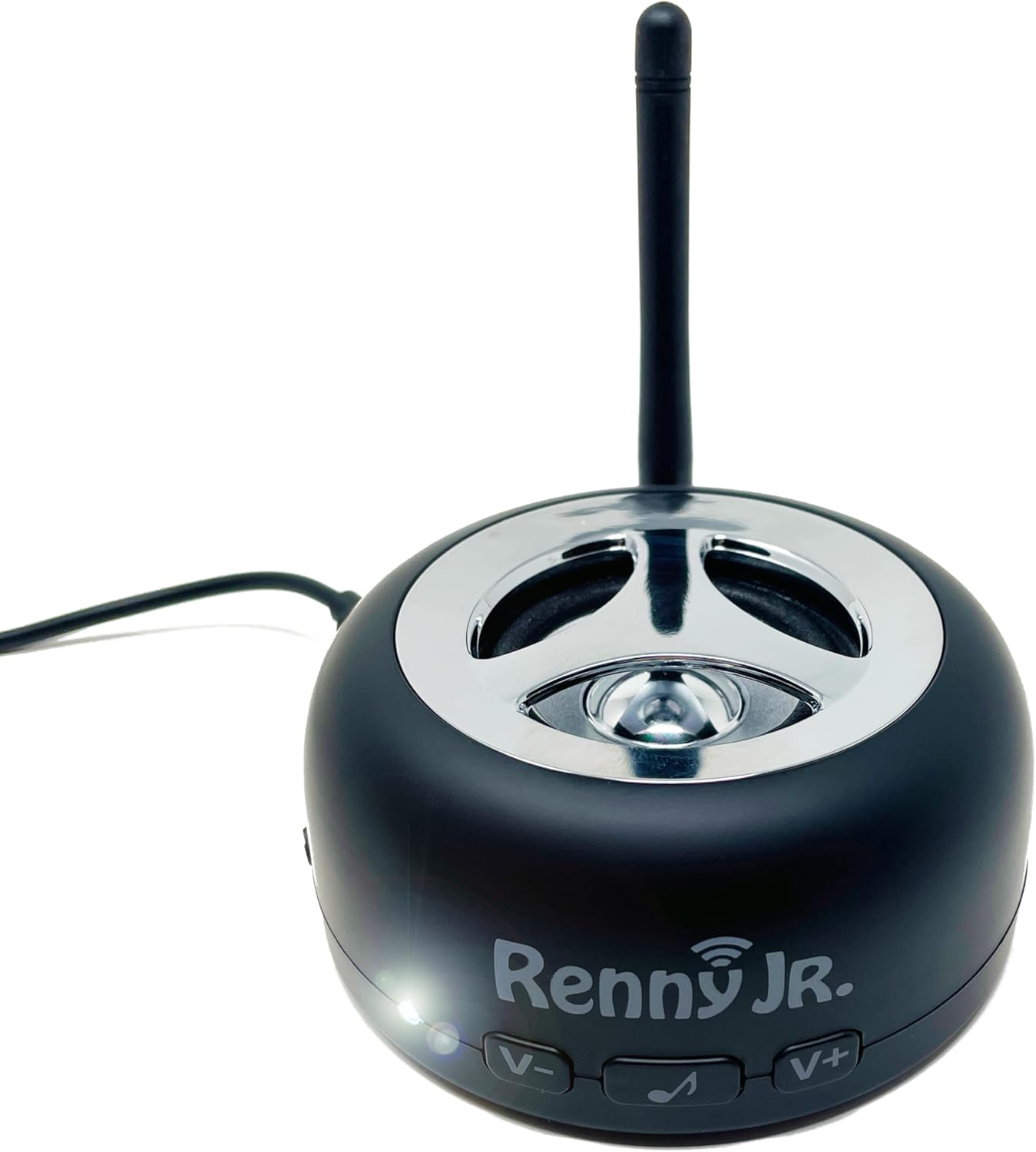 RENNY JR – El timbre del teléfono celular, amplificador y parpadeo para personas con discapacidad auditiva (117 dB)  Se conecta automáticamente de