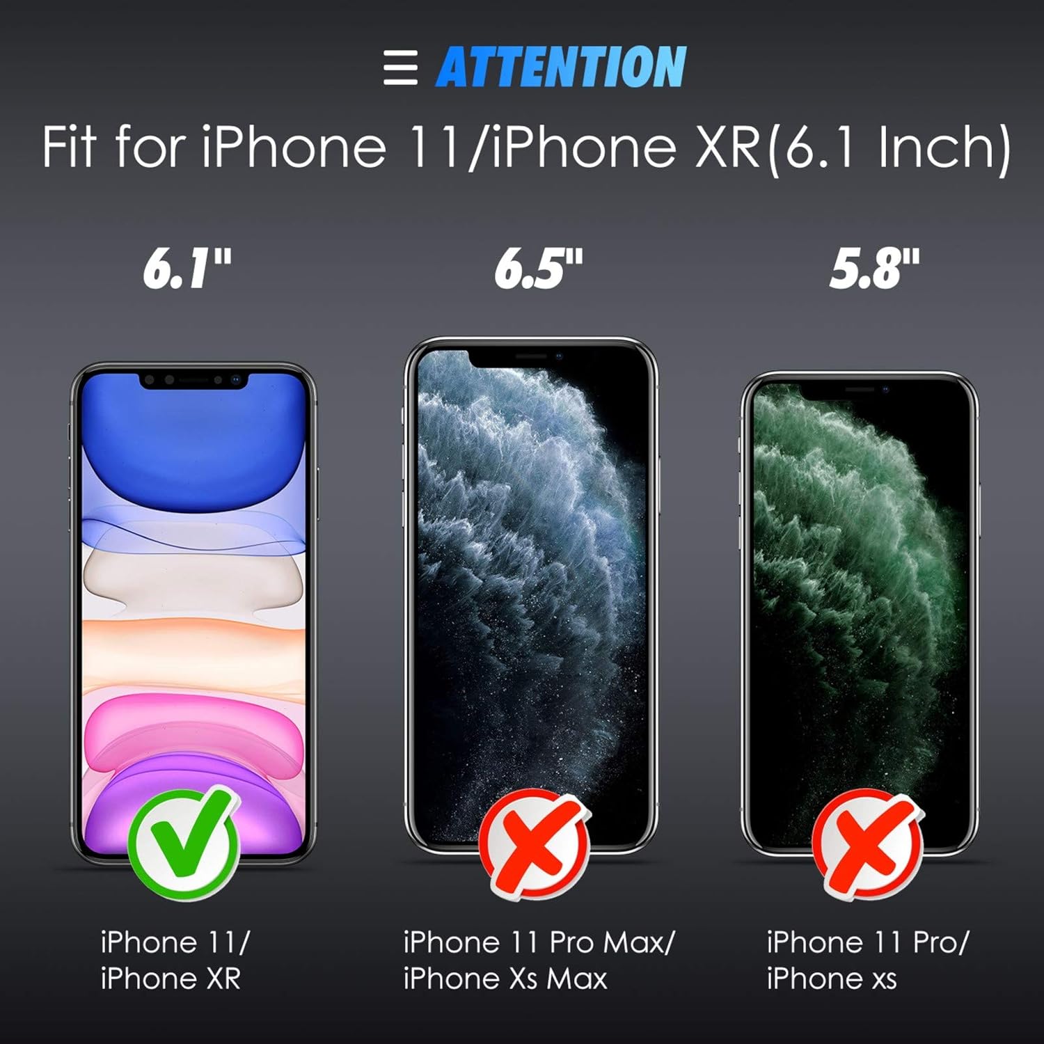 Protector de pantalla para iPhone XC, cristal templado resistente a los arañazos, 4 unidades