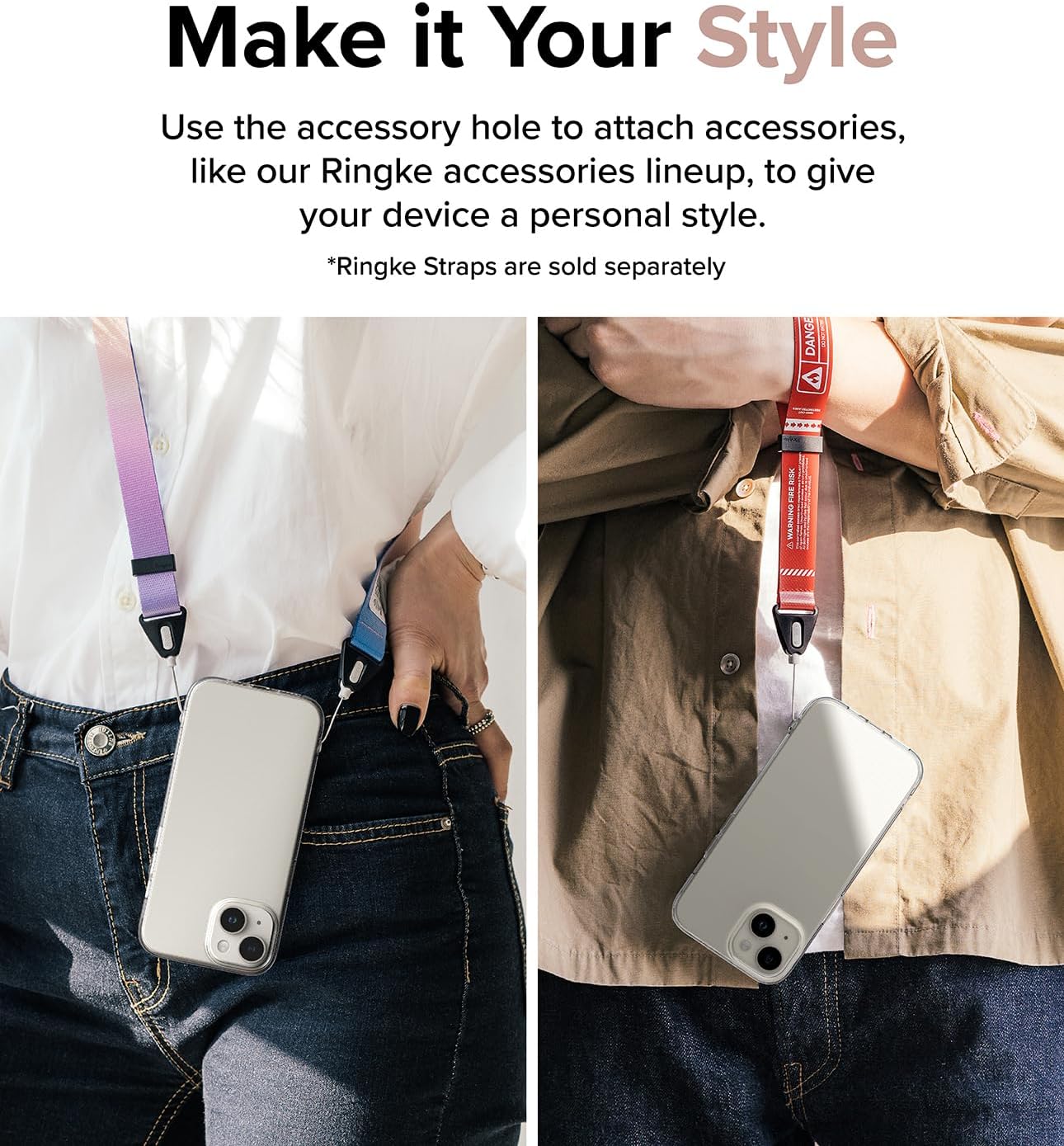 Ringke Air – Funda compatible con iPhone 15 Plus, delgada, transparente, flexible, ligera, delgada para mujeres, hombres, transparente