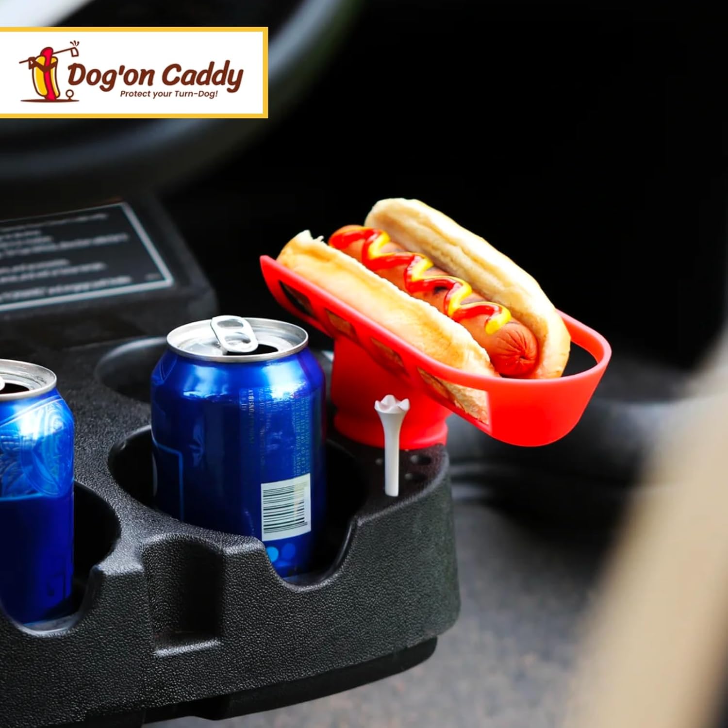 Dog’on Caddy – Soporte para carrito de golf para perros calientes  Regalos de torneo de golf  Regalo único de golf  Regalos de golf de menos de $15