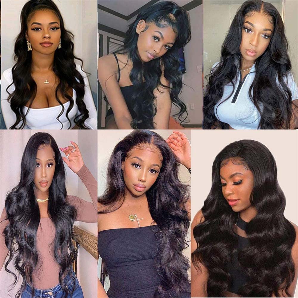 Extensiones de cabello humano ondulado de 22, 24 y 26 pulgadas, extensiones de cabello humano brasileño ondulado, extensiones de cabello virgen sin