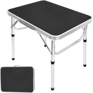 Mesa plegable pequeña, mesa de campamento portátil, altura ajustable, mesa de picnic de 2 pies, mesas de comedor plegables ligeras con patas de Mesa plegable pequeña, mesa de campamento portátil, altura ajustable, mesa de picnic de 2 pies, mesas de comedor plegables ligeras con patas de