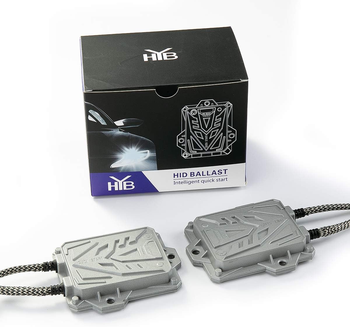 HYB Canbus – Balasto digital HID delgado de 55 W, sin errores, cancelación de advertencia para bombilla HID H11 H7 H8 H9 H4 H1 9005 9006 ajuste