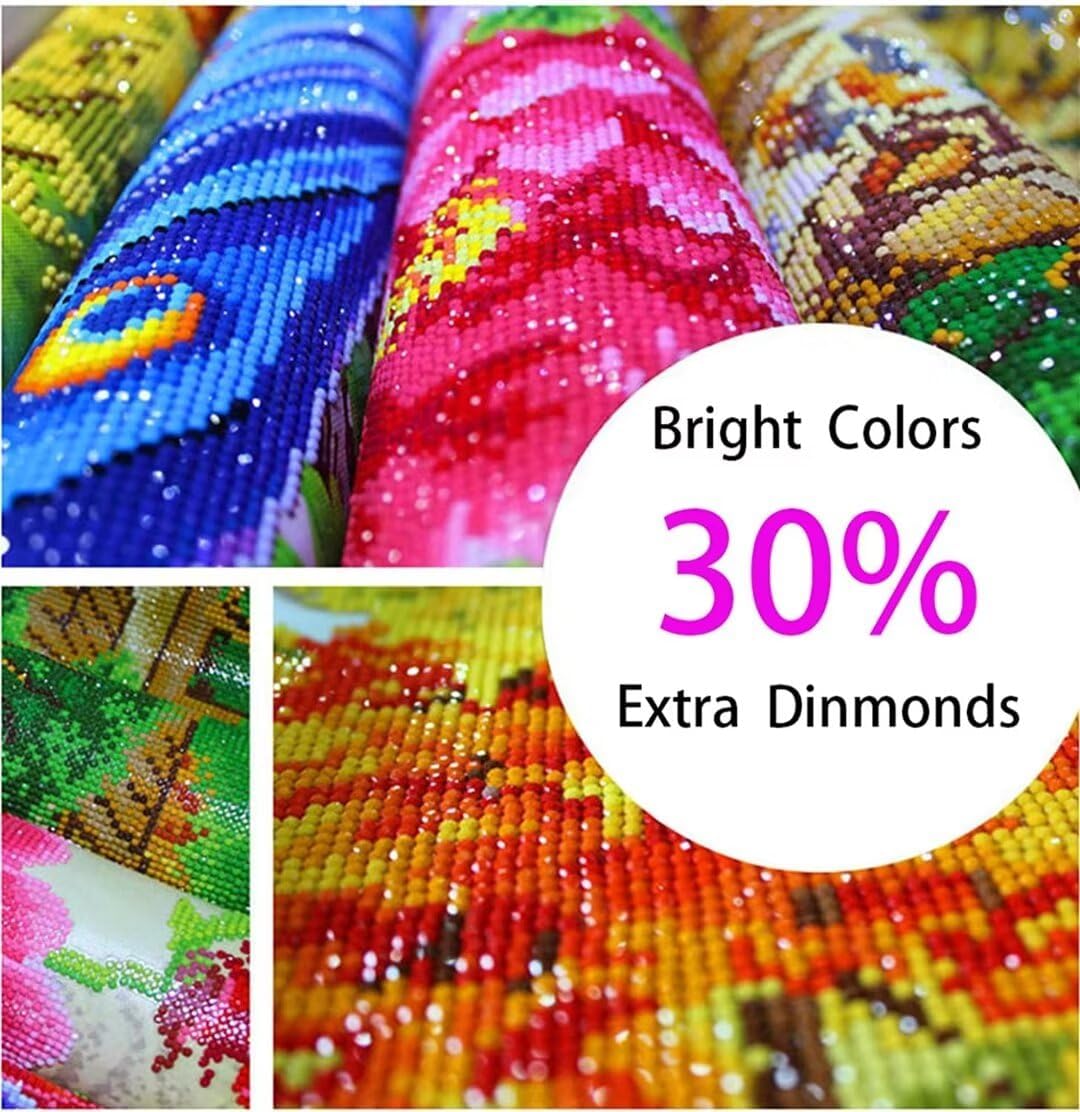Pintura artística de diamantes zen, flor de pintura de diamante grande, kits de arte de diamantes 5D para adultos, kit de bordado de mosaico de