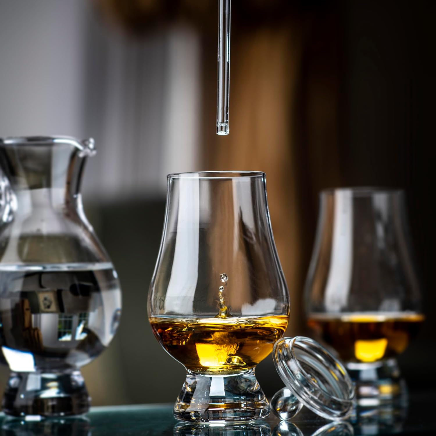 GLENCAIRN Vaso de whisky con pipeta en cartón de regalo