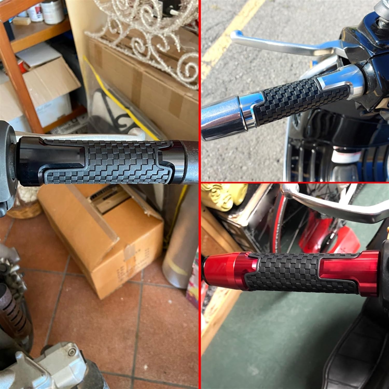 Non Slip Handlebar Grips Scooter Retro Motorcycle Handles Hand Grip for Kawasaki Z250 Z400 Z650 Z750 Z800 Z900 Z1000