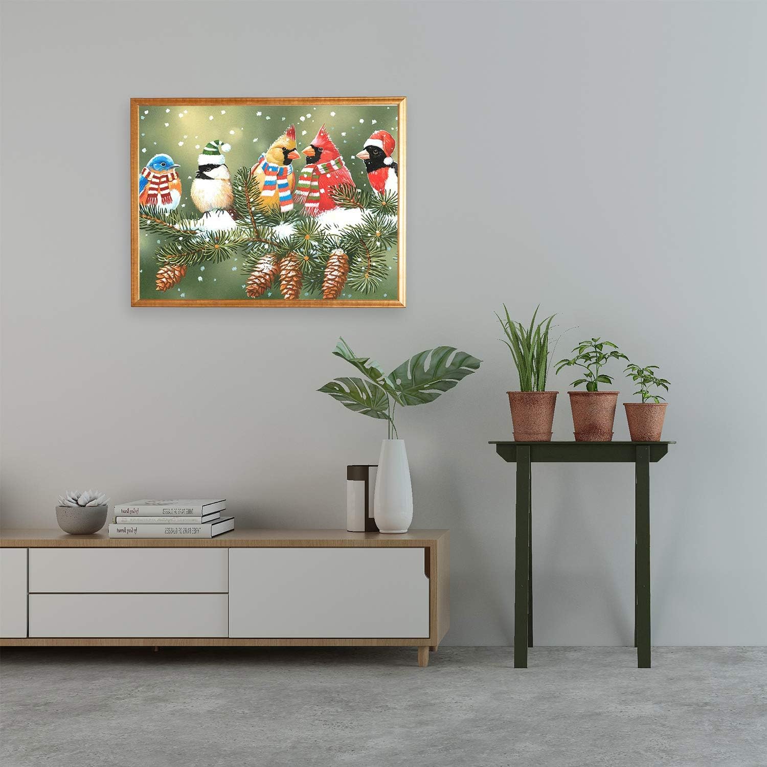 Tenei Pintura por números para adultos y niños, pintura al óleo, bricolaje, manualidades, juego de arte sobre lienzo, kit de color por números,