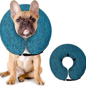 MIDOG Cono estilo collar para perros para después de la cirugía, collar inflable suave para mascotas, perros y gatos para evitar que las mascotas MIDOG Cono estilo collar para perros para después de la cirugía, collar inflable suave para mascotas, perros y gatos para evitar que las mascotas