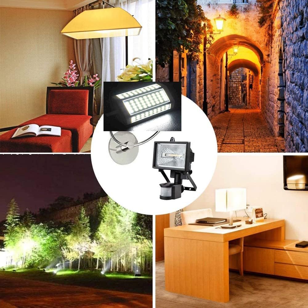 Bombilla LED R7S de 4.646 in regulable, 30 W de doble extremo tipo J (200 W 300 W halógeno T3 equivalente), 120 V, 3000 lúmenes, 6000 K, lámparas de