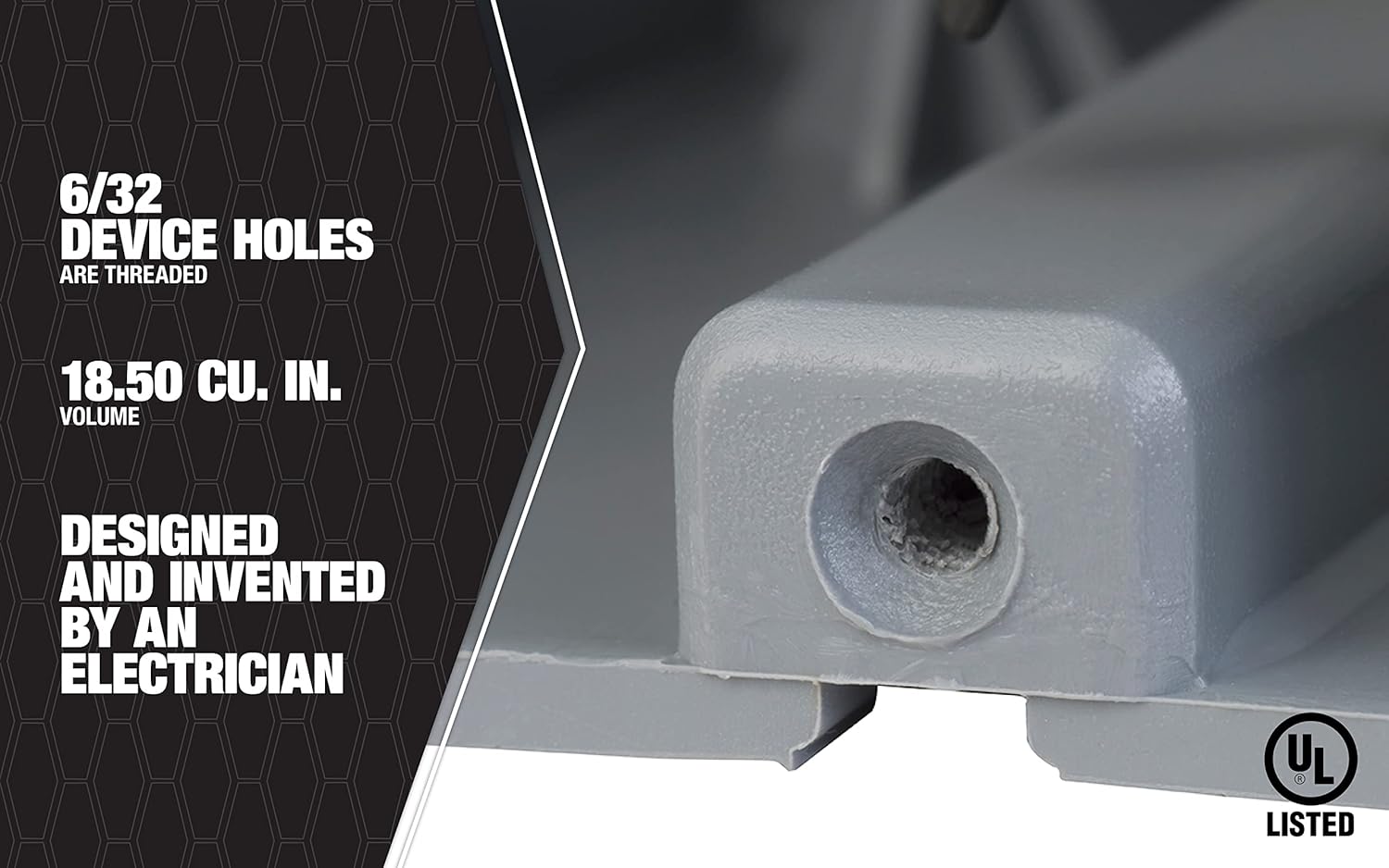 Southwire Southwire MSB1G – Caja de dispositivos de una banda con profundidad ajustable resistente 42 libras gris (paquete de 2)