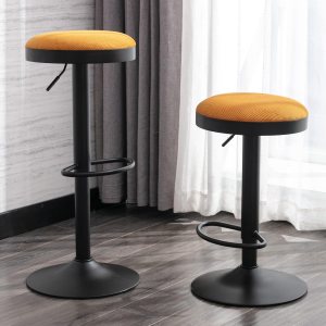 CIMOO Taburetes de bar sin espalda, juego de 2 taburetes de bar redondos ajustables para encimera de cocina, taburete giratorio de altura de barra, CIMOO Taburetes de bar sin espalda, juego de 2 taburetes de bar redondos ajustables para encimera de cocina, taburete giratorio de altura de barra,