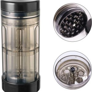 Free Boy Amoladora de aluminio grande de 2.8 pulgadas, cargador de cono transparente y almacenamiento 3 en 1, máquina de llenado de prerollo de Free Boy Amoladora de aluminio grande de 2.8 pulgadas, cargador de cono transparente y almacenamiento 3 en 1, máquina de llenado de prerollo de