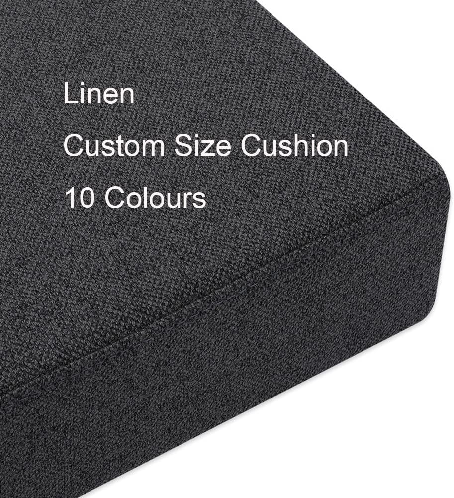 Cojines de asiento impermeables para exteriores para muebles de patio, cojín de sofá interior personalizado, almohadillas antideslizantescojín de