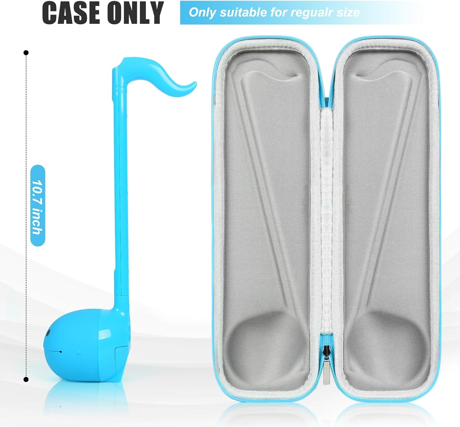 Funda rígida de transporte compatible con instrumento musical electrónico japonés Otamatone, sintetizador portátil diseñado para Otamatone bolsa de