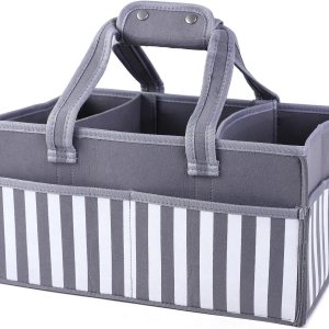 Clearworld Organizador de pañales para bebé, organizador de pañales para cambiador y automóvil, contenedor de almacenamiento portátil para Clearworld Organizador de pañales para bebé, organizador de pañales para cambiador y automóvil, contenedor de almacenamiento portátil para