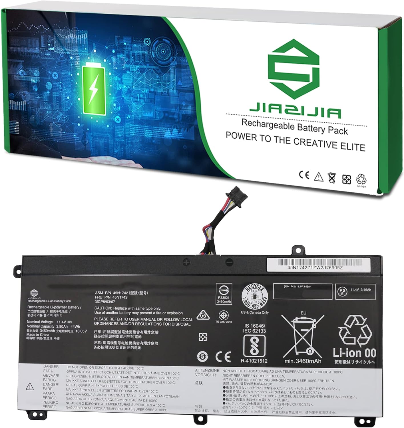 Batería de repuesto 45N1742 para Lenovo ThinkPad T550 T550s T560 W550 W550s P50s Series 45N1743 45N1740 45N1741 00NY639 SB10K12721 11.4V 44Wh