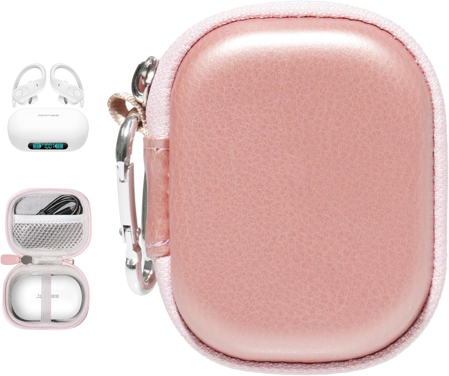 Funda para auriculares inalámbricos Jzones con Bluetooth