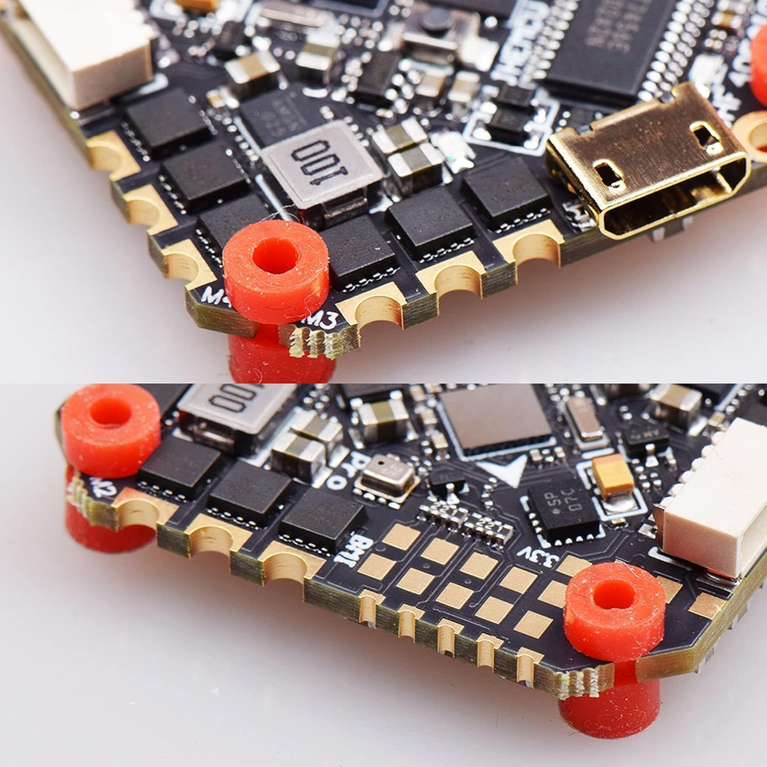 GHF405AIO-BMI F405 Controlador de vuelo W5V 10V BEC incorporado 40A BLHELI_S 2-6S 4 en 1 ESC 25.5X25.0.197 in para FPV Drone