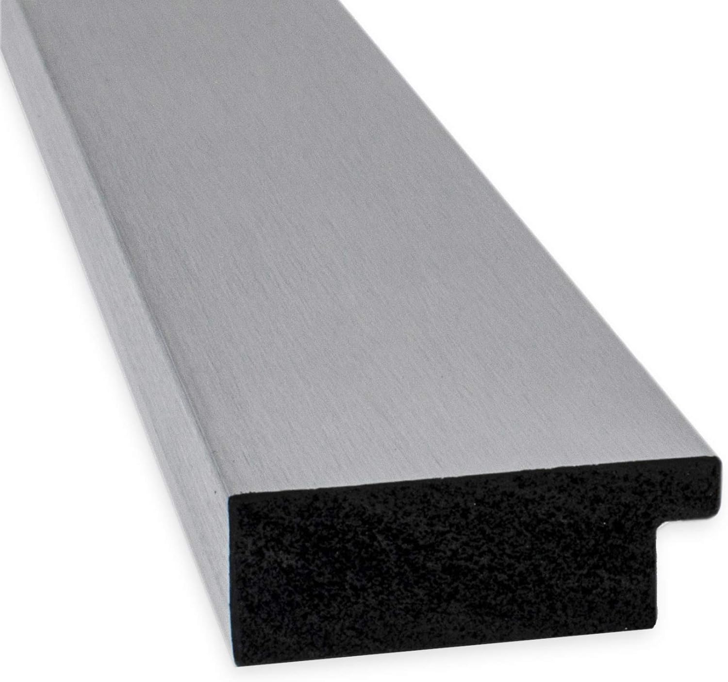 Amanti Art Espejo de puerta no biselado (51.5 x 17.5 pulgadas), marco de níquel cepillado, espejo de longitud completa, espejo de pared, plateado de