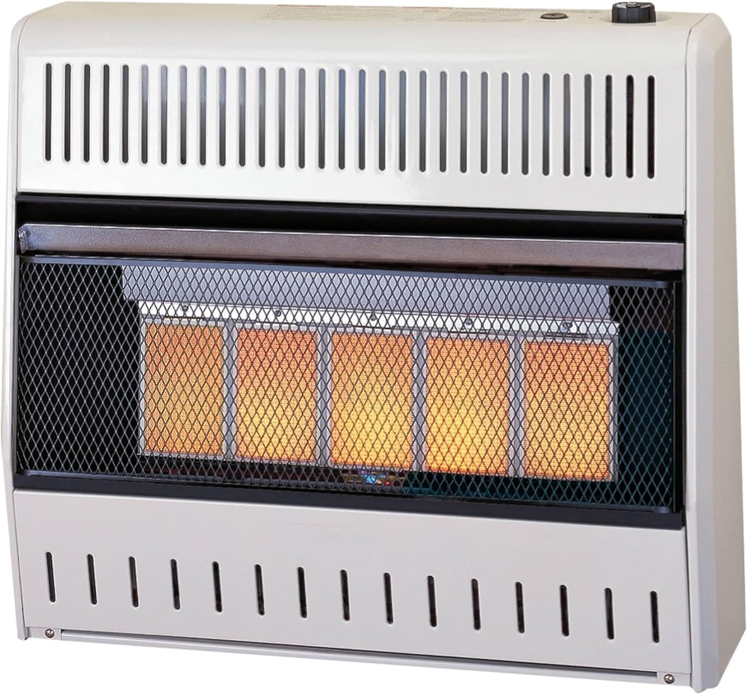 ProCom ML250TPA-B Calentador infrarrojo de gas propano sin ventilación con control de termostato para uso doméstico y oficina, 30000 BTU, calienta