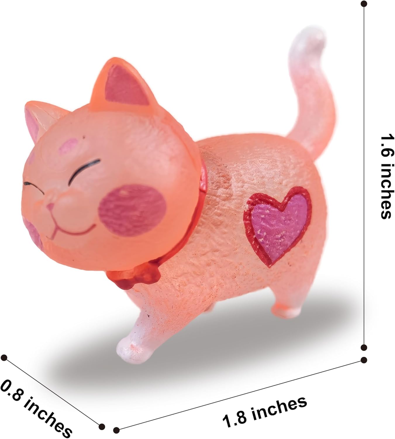 Paquete de 9 imanes 3D de gatos lindos para refrigerador, oficina, nevera, decoración del hogar para cocina, casa, pizarra blanca, notas, calendario