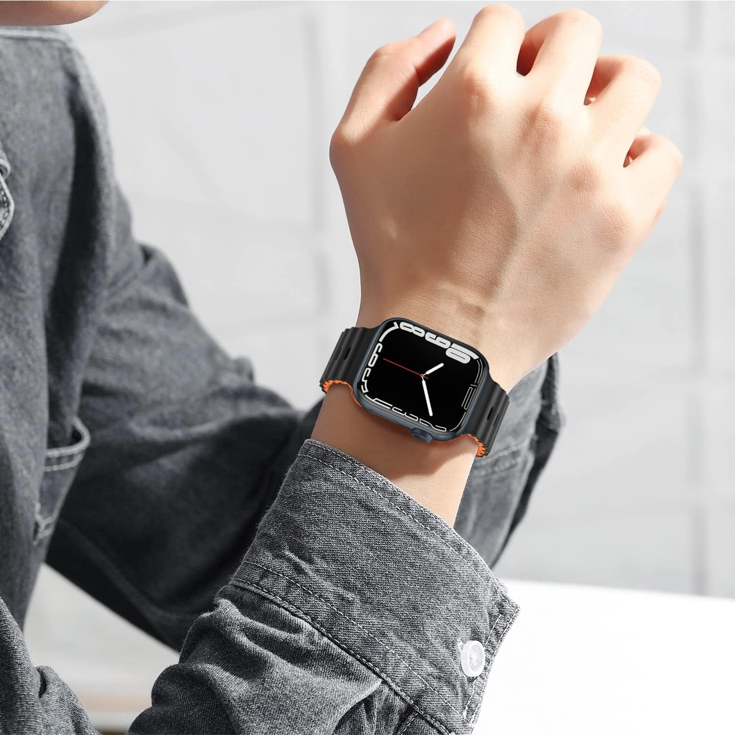 Anlinser Bands Compatible with Apple Watch Band 41mm 40mm 38mm, Adjustable Strap Designed for Apple Watch SE Series 9 8 7 6 5 4 3 2 1