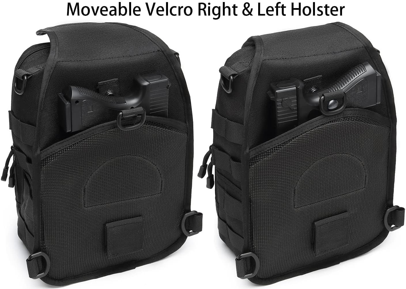 ATBP Mochila táctica para hombre, bolsa militar de una correa para el hombro, bolsa cruzada con funda de 10 litros, Marrón Bronceado Caqui, Mochilas