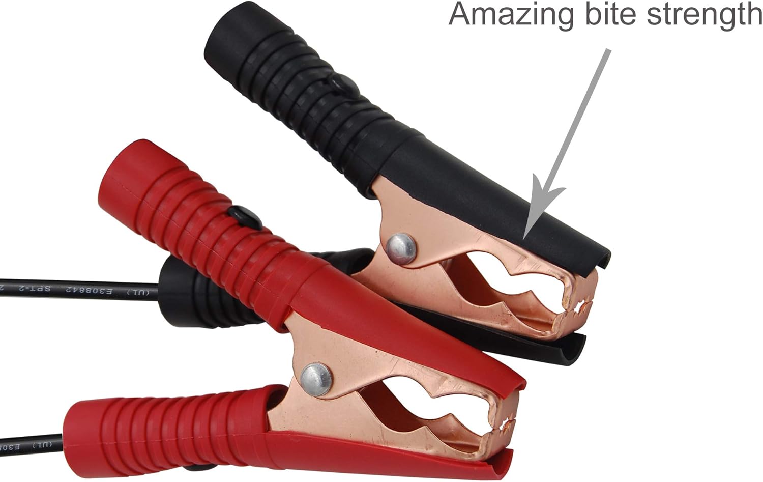 Cable de extensión de 10 pies  10.0 ft 14 AWG con abrazadera de batería de 12 V24 V clip de batería y adaptador para encendedor de cigarrillos