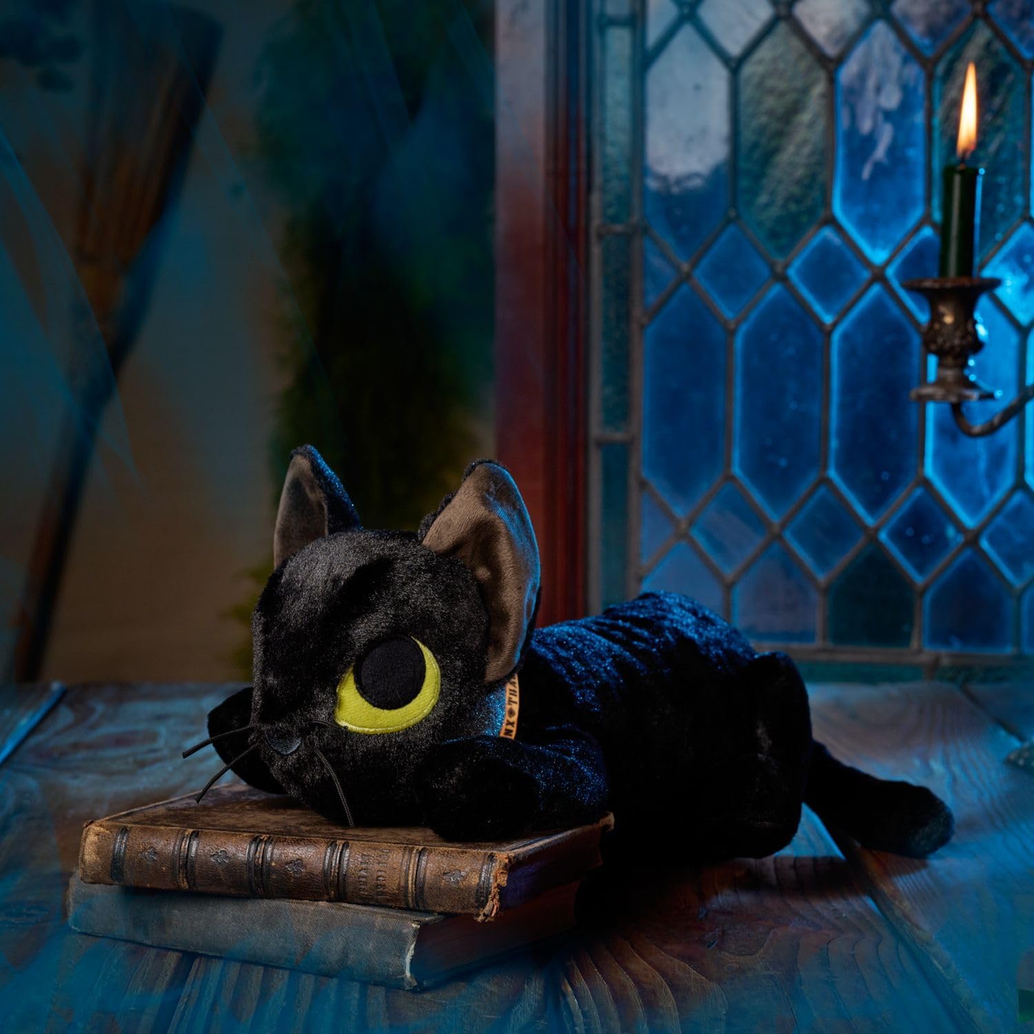 Disney Tienda oficial de Thackery Binx Plush  Hocus Pocus  Pequeño 12 pulgadas  Witchy Mystique  Feline Familiar inmortal  Delicia del coleccionista
