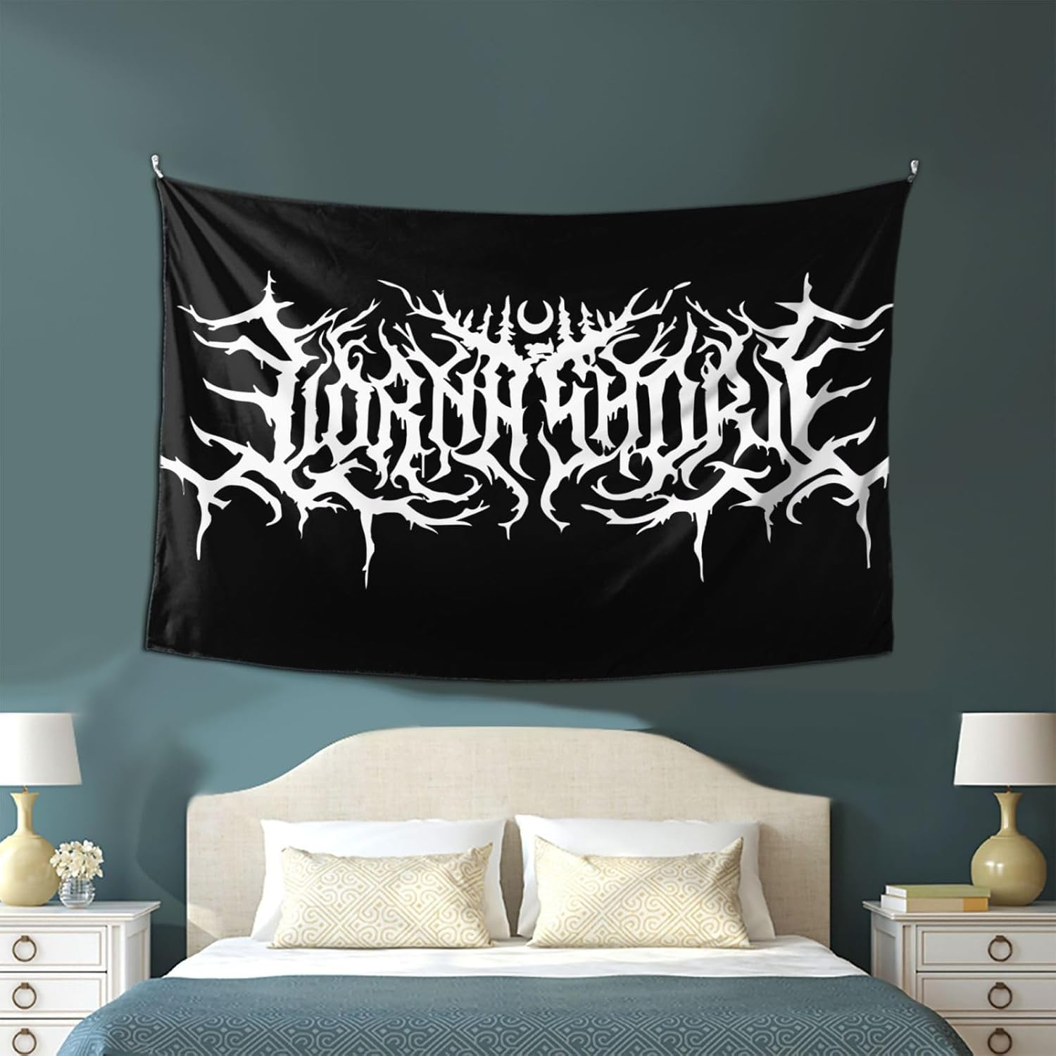 YESKIT Lorna Music And Shore Tapiz impreso para colgar en la pared, decoración decorativa para el hogar, dormitorio, 60 x 40 pulgadas