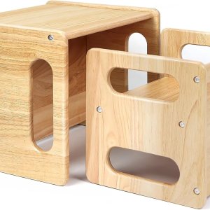 Ciao Stilista Montessori – Juego de mesa y silla de destete, muebles Montessori para leer, comedor, jugar y taburete, mesa y silla de destete para Ciao Stilista Montessori – Juego de mesa y silla de destete, muebles Montessori para leer, comedor, jugar y taburete, mesa y silla de destete para