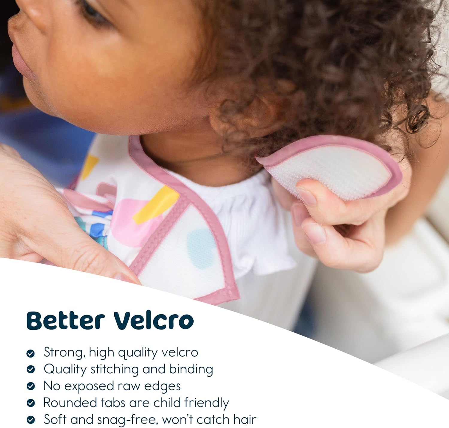 Tiny Twinkle Babero a prueba de desorden – Babero impermeable para bebé niño o niña – PFAS, PVC, BPA, libre de ftalatos – Baberos de comida para
