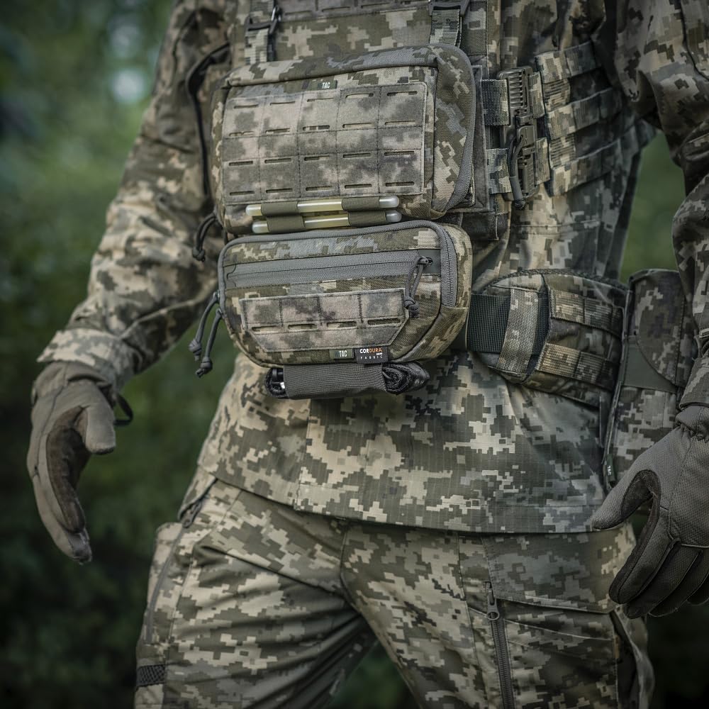 M-Tac Elite Dangler Pouch Gen2  Bolsa táctica desplegable con transporte de gancho y bucle, bolsa de herramientas de volcado kit de transporte bolsa