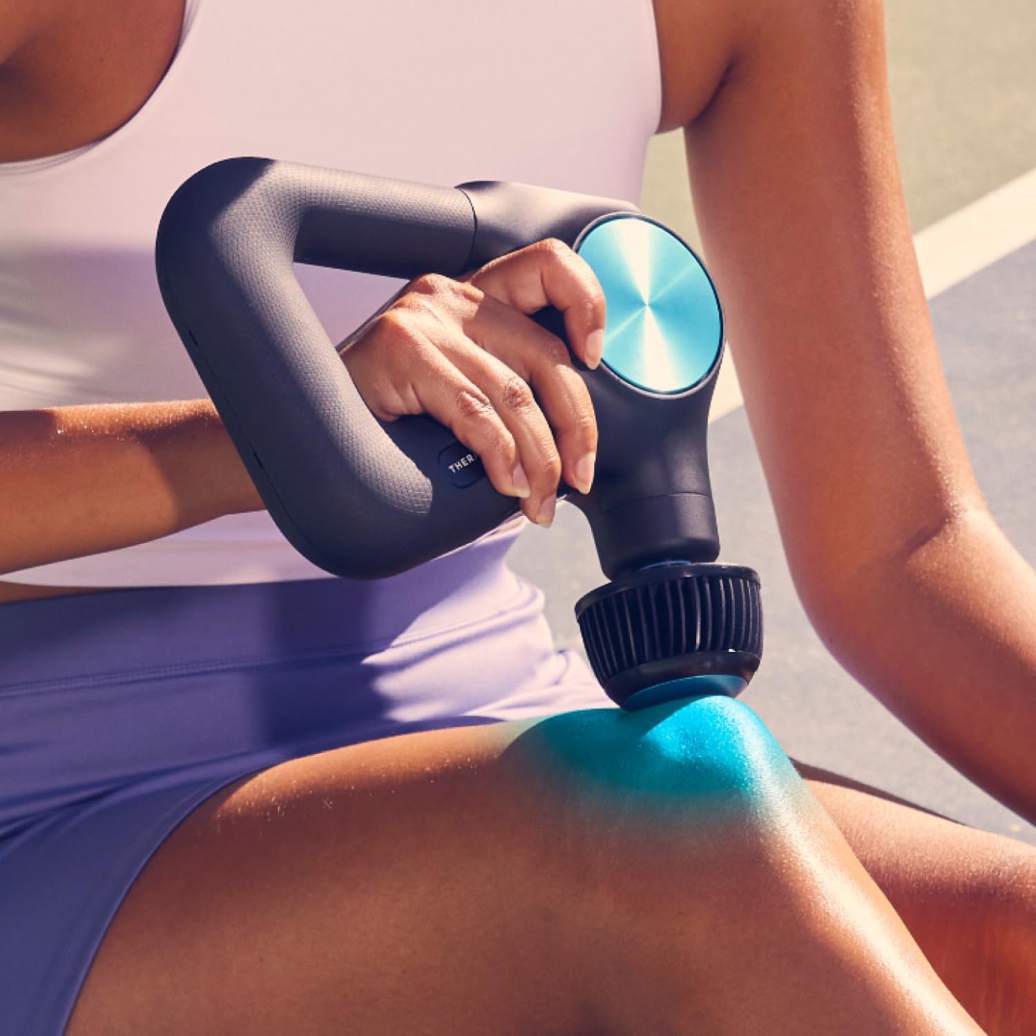 TheraGun Accesorio frío para pistola de masaje PRO Plus de tejido profundo, cuenta con 3 niveles de temperatura de terapia de frío para alivio del