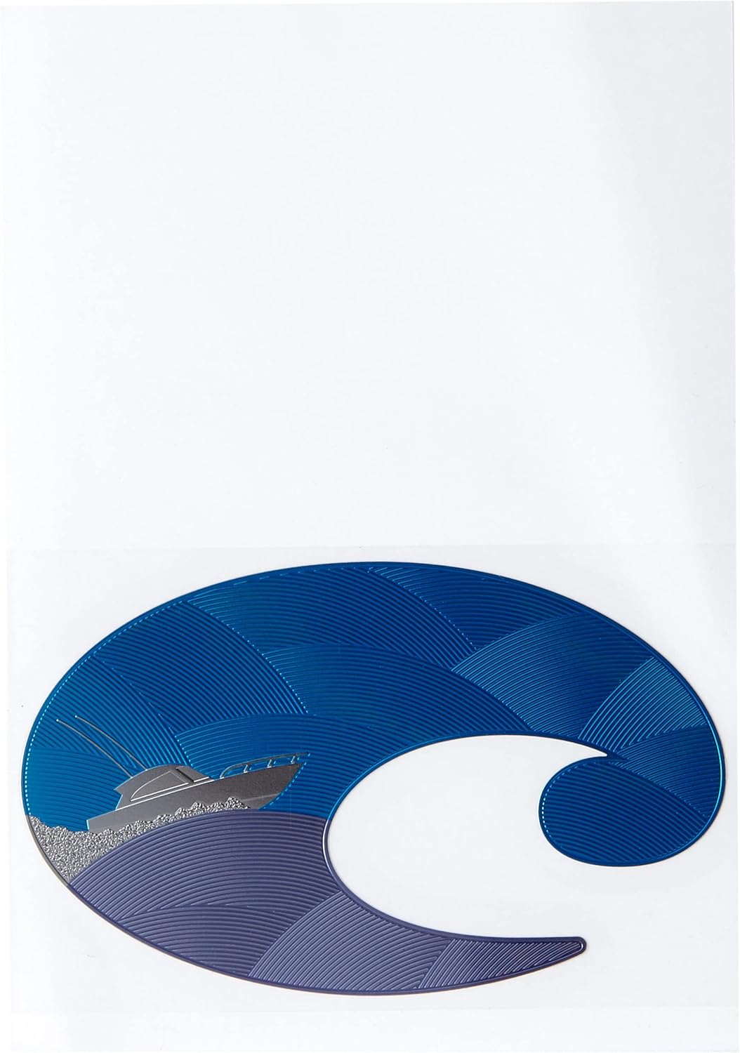 Costa Del Mar Calcomanía estándar prémium, Azul oscuro