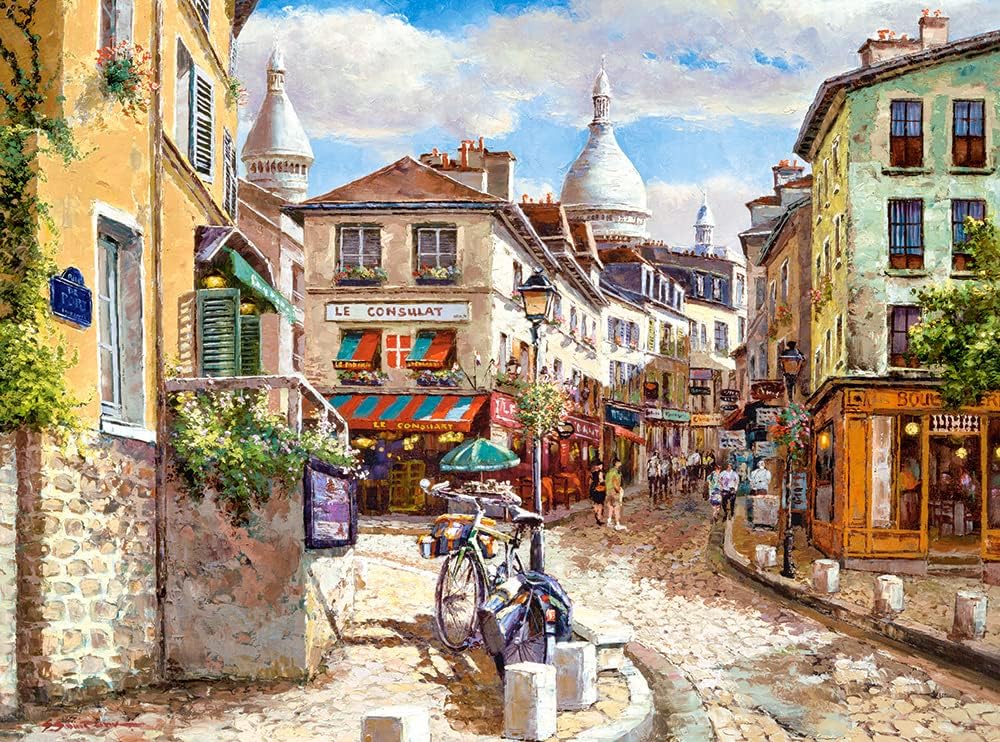 CASTORLAND Rompecabezas de 3000 piezas, Montmartre Sacre Coeur, rompecabezas de Francia, París, rompecabezas para adultos, Castorland C-300518-2