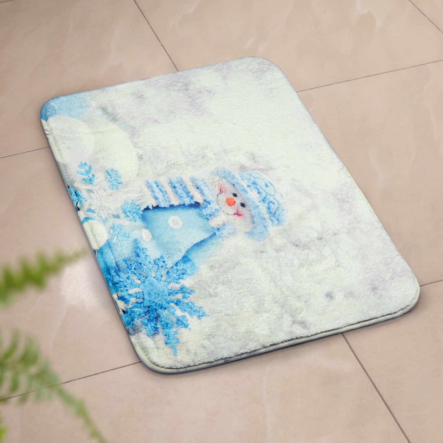 QIYI Alfombra de baño súper suave, antideslizante, lavable a máquina, de secado rápido, para oficina, cocina, comedor, sala de estar, baño, alfombra
