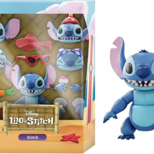 Super7 ULTIMATES! Disney Stitch – Figura de acción de Disney de 7 pulgadas con accesorios, coleccionables clásicos de Disney y juguetes retro Super7 ULTIMATES! Disney Stitch – Figura de acción de Disney de 7 pulgadas con accesorios, coleccionables clásicos de Disney y juguetes retro