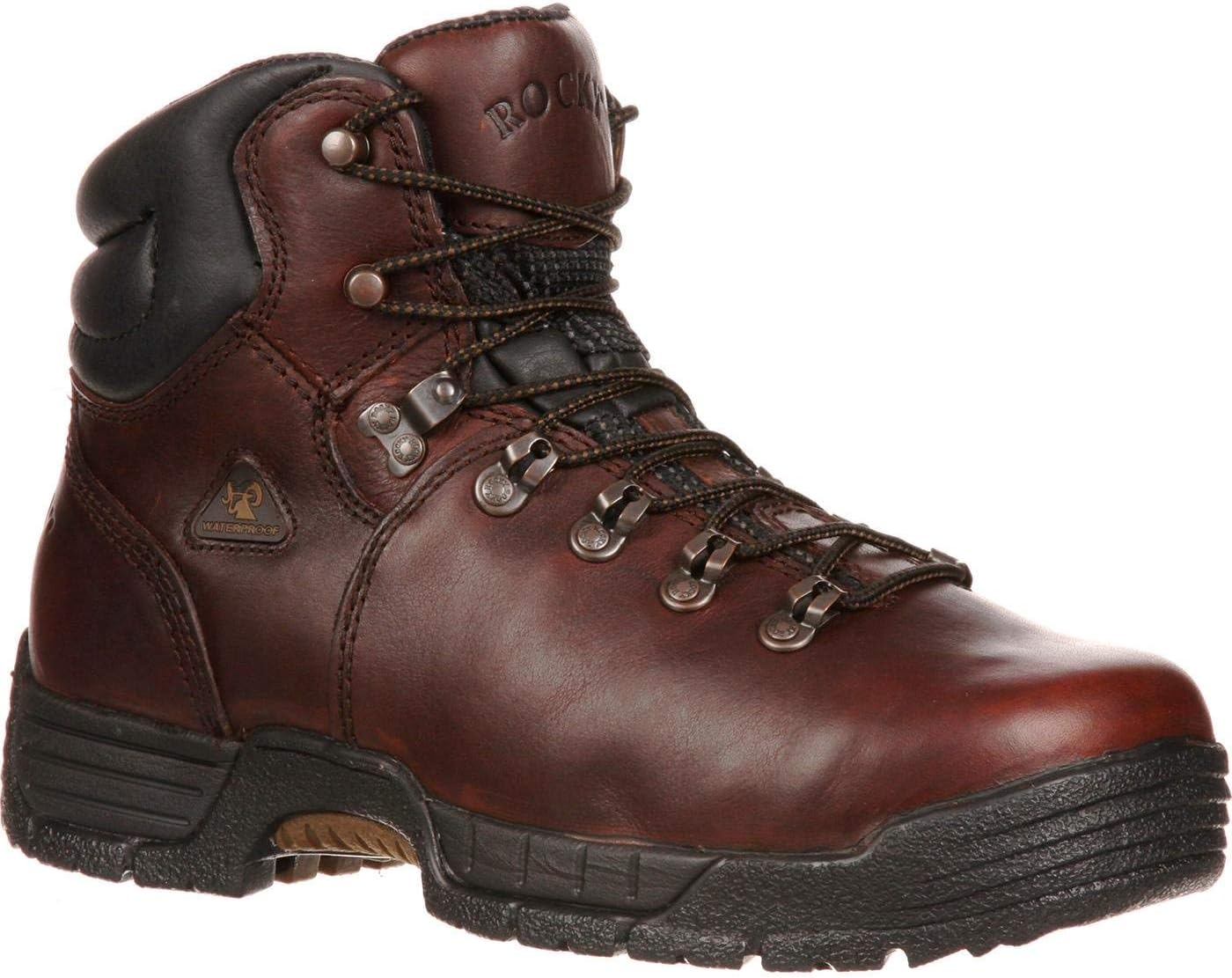 Rocky FQ0007114 (L) 6″ BrnMobi RWP Medium 8.5 Work Boots