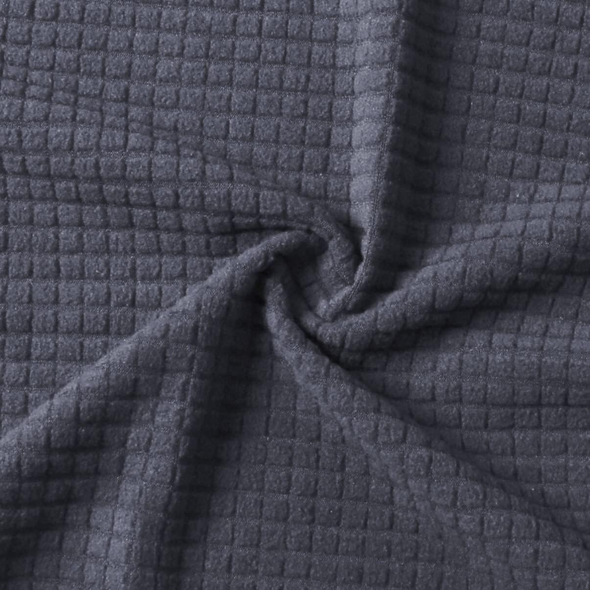 SUPVOX 2 fundas elásticas universales para reposabrazos de sofá, color gris oscuro, fundas elásticas lavables para sofá y oficina en casa, tela