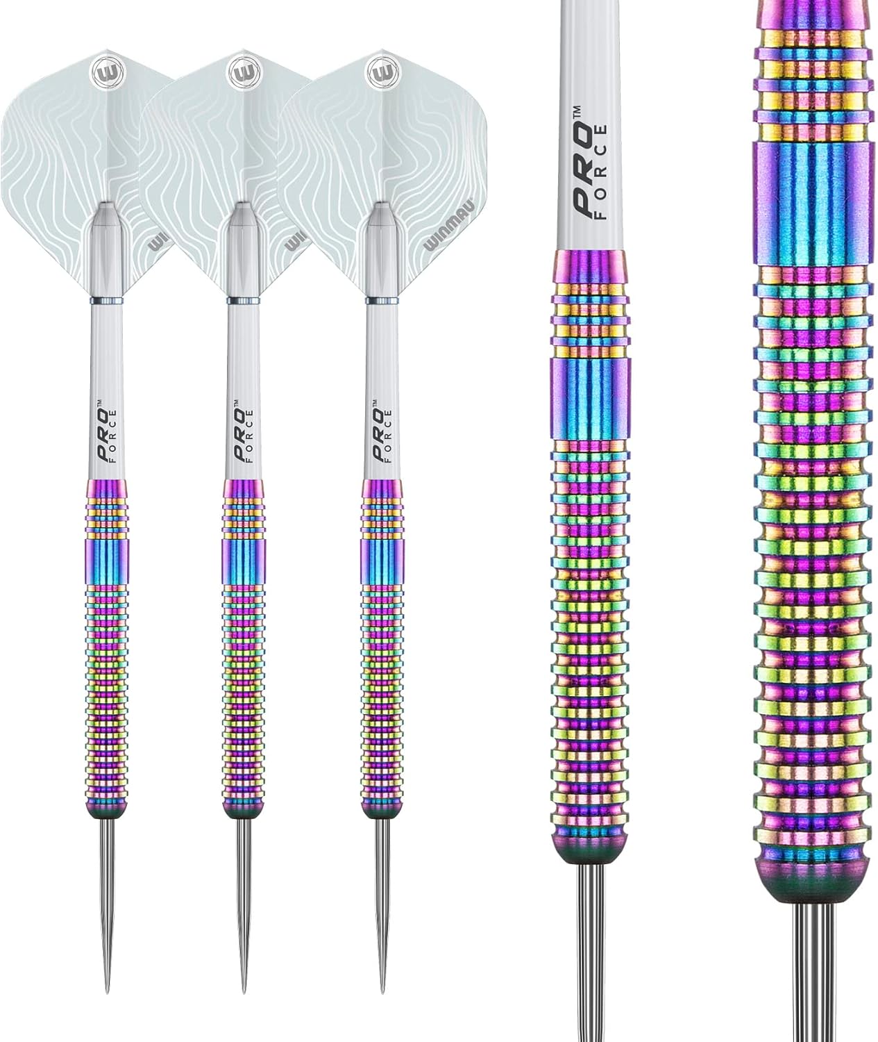 Winmau Solaris Urban – Juego de dardos de punta de acero de 0.74oz