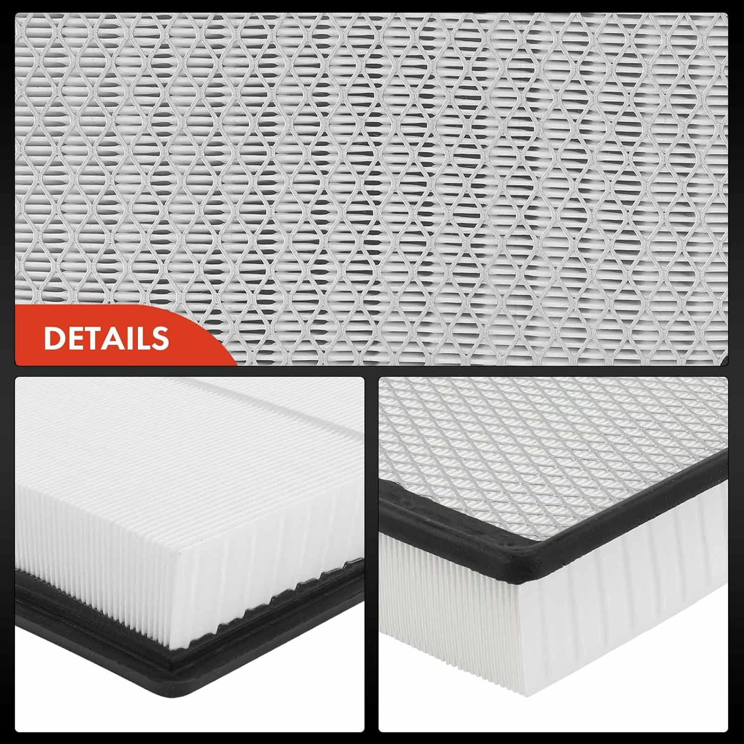 A-Premium Filtro de aire de motor compatible con Chevrolet Captiva Sport 2012-2015 y Saturn Vue 2008-2010, 2.5L 3.0L, panel flexible, repuesto #
