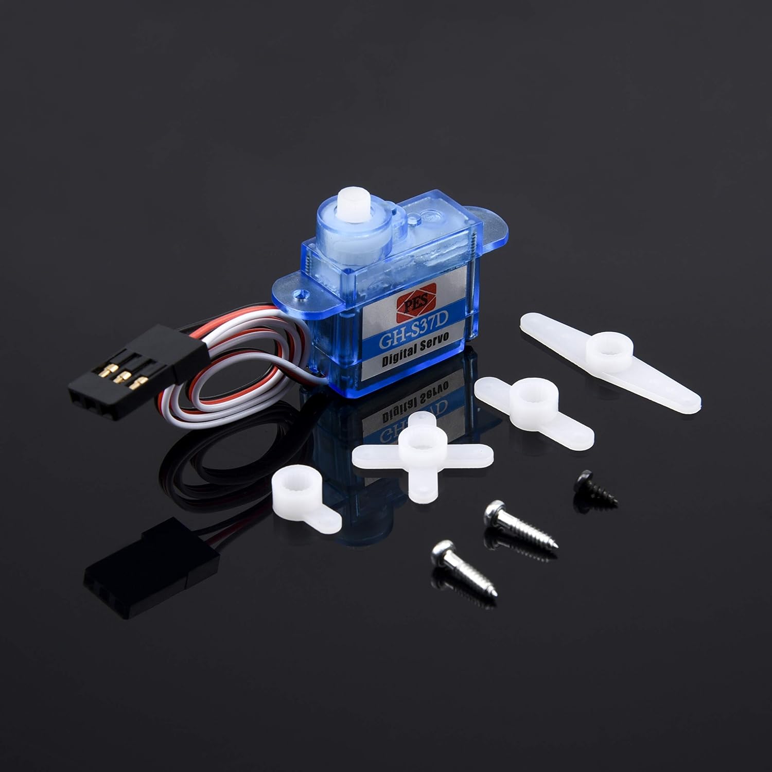 YoungRC Micro 0.13 oz Servo GH-S37D Mini Servo Digital para Control Aeromodelación Aviones Dirección de Vuelo RC Avión Helicóptero Barco Coche 5